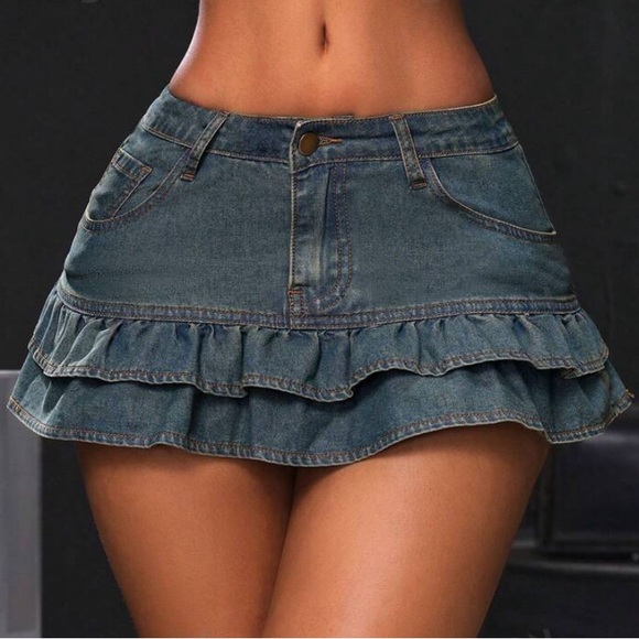 SHEIN Dresses & Skirts - Denim y2k mini skirt